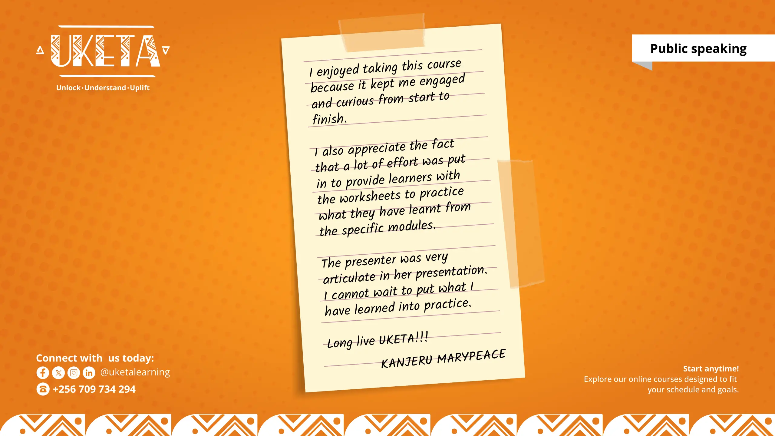 UKETA learner review